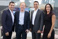 Gustavo Yacobucci GG, Harry Sommer President, Frank Medina VP, Larissa Valero BD